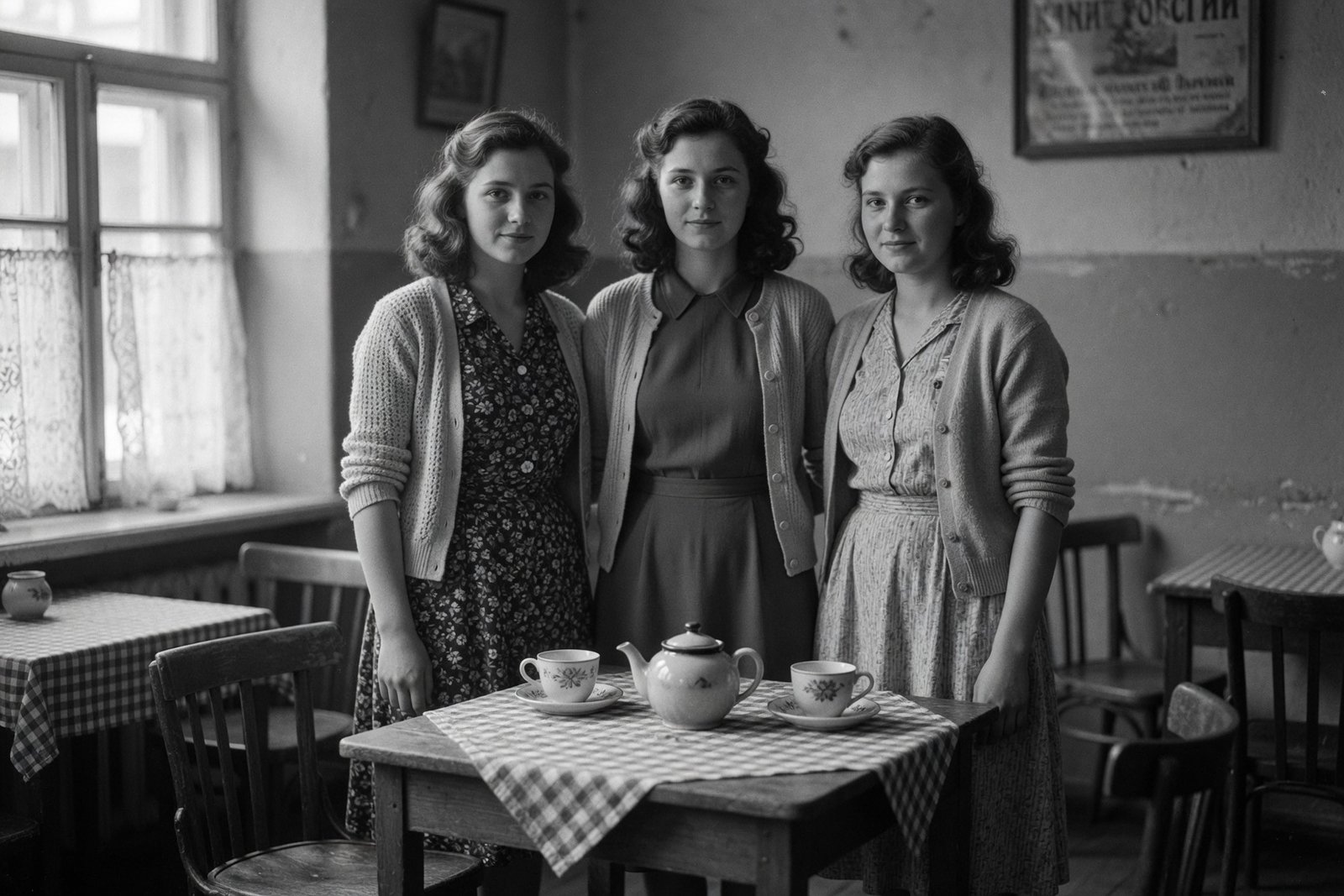 Young women 1940s style